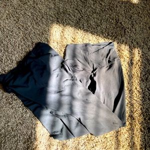 Black offline aerie crossover leggings flare